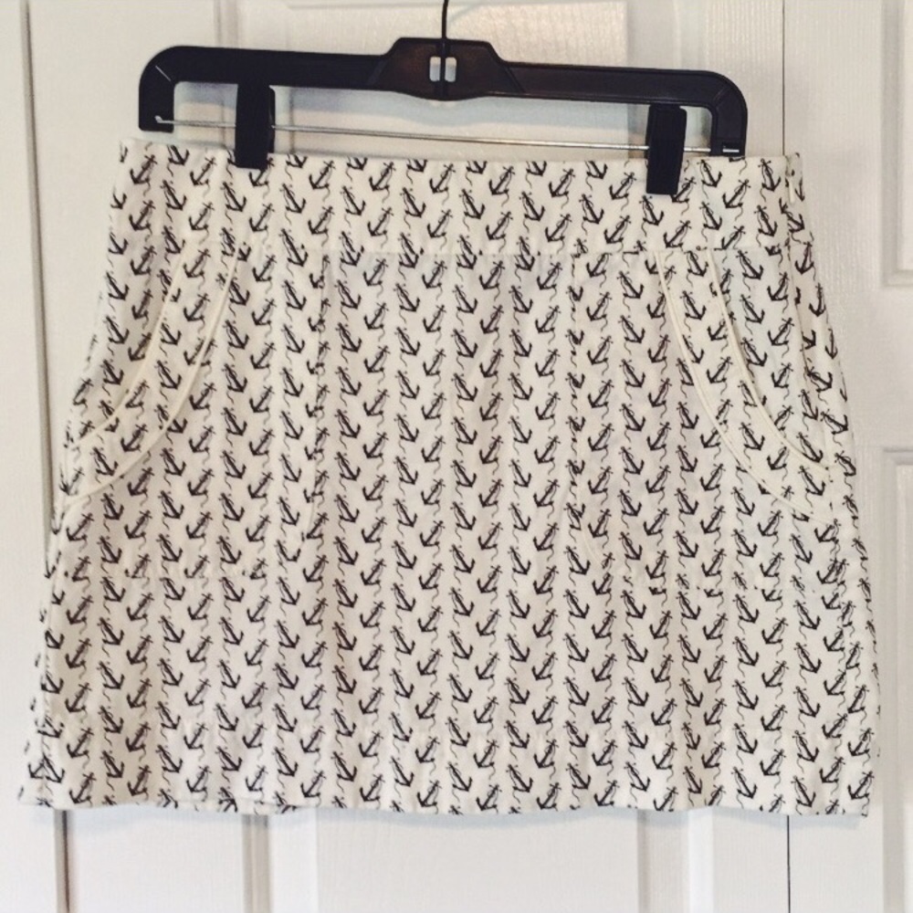J.Crew anchor mini skirt 8